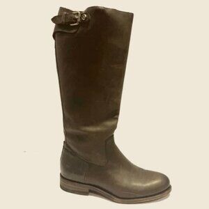 NWOT FRYE Jayden Buckle Riding Boots Slate Brown 6.5 MSRP $428